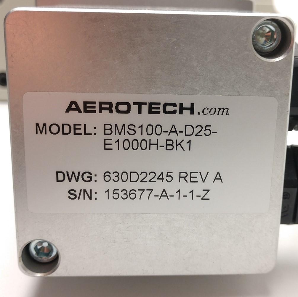 Used Aerotech ATS20010-U-40P Mechanical Bearing Ball-Screw Linear Stage 100mm w/Motor