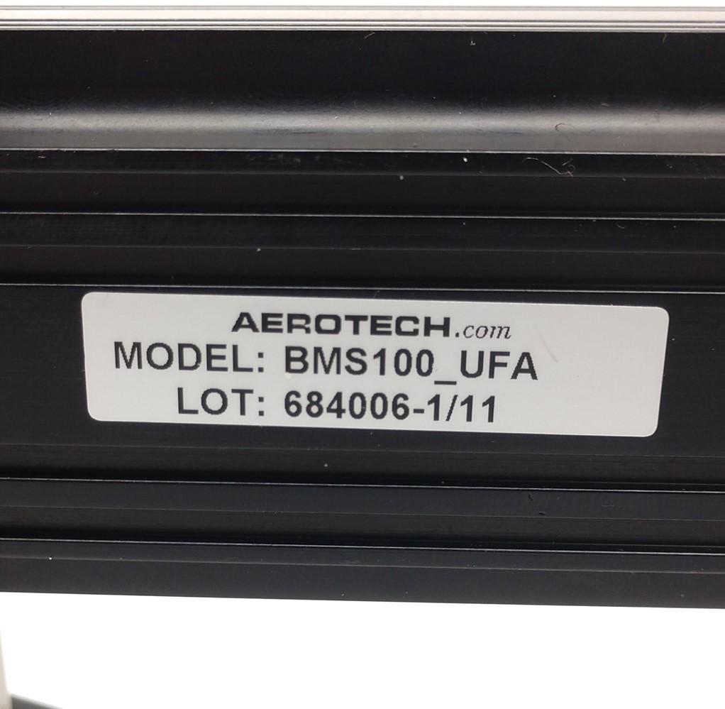 Used Aerotech ATS20010-U-40P Mechanical Bearing Ball-Screw Linear Stage 100mm w/Motor