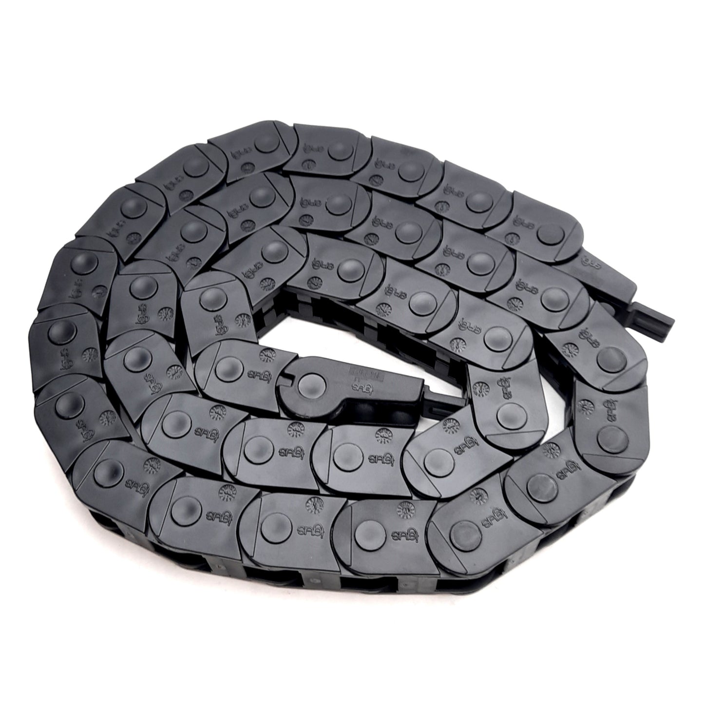 Used Igus Z14.1.028 Energy Chain, 28mm Bending Radius, 15mm x 19mm Inner, 4ft