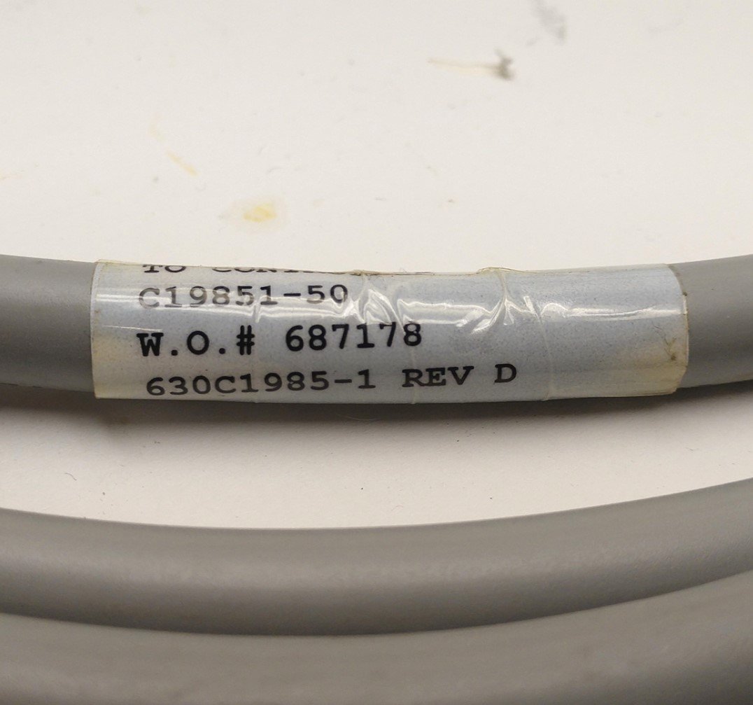 Used Aerotech 630C1985-1 Rev D Brushless Motor to Controller Cable, Length: 20'