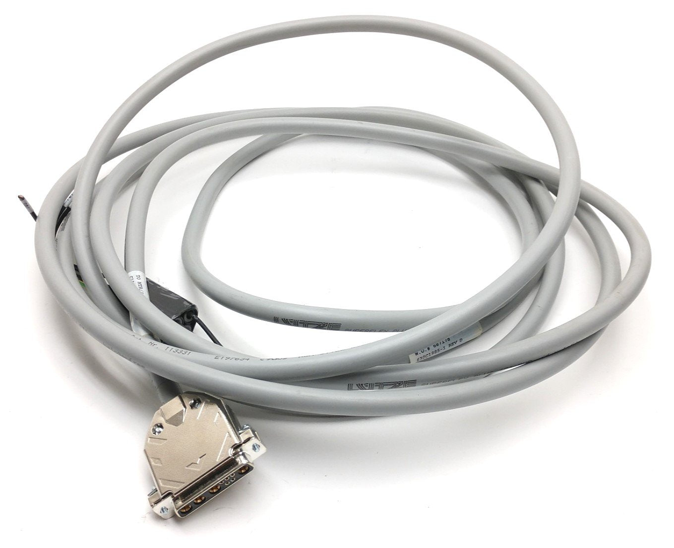 Used Aerotech 630C1985-1 Rev D Brushless Motor to Controller Cable, Length: 20'