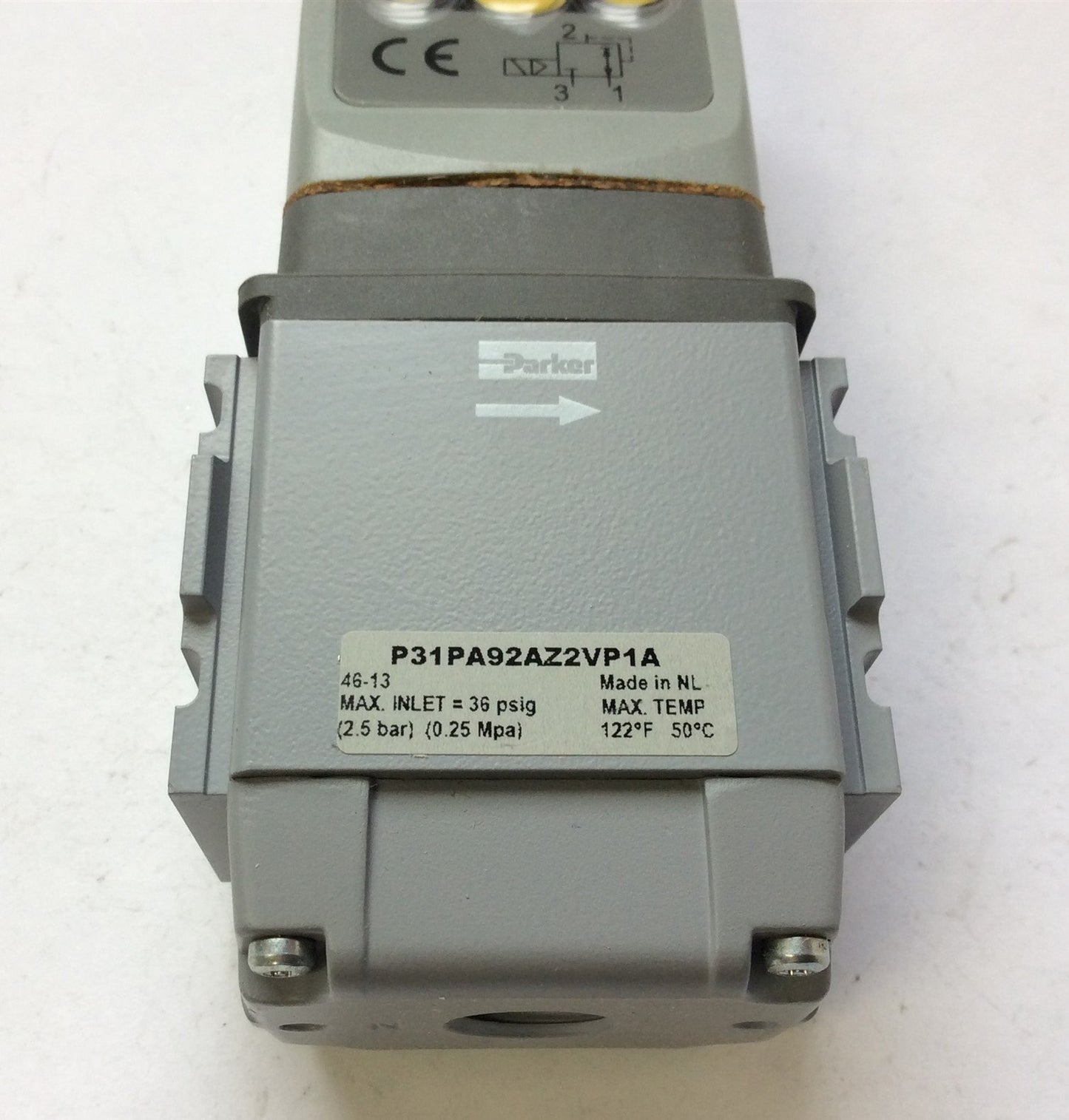 New Parker P31PA92AZ2VP1A Pneumatic Proportional Regulator 1/4 NPT, 0-29 PSIG, 24VDC