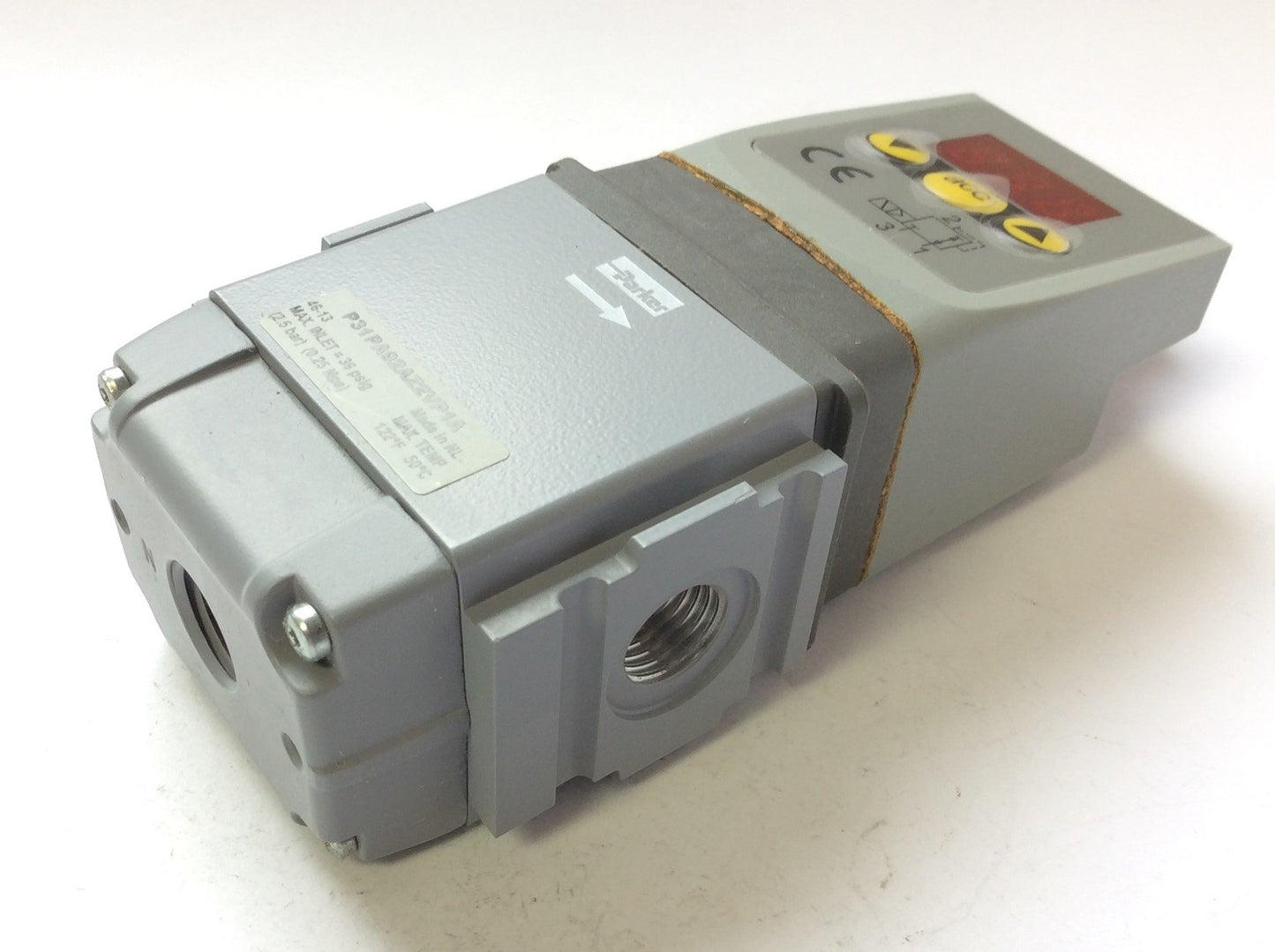 New Parker P31PA92AZ2VP1A Pneumatic Proportional Regulator 1/4 NPT, 0-29 PSIG, 24VDC