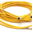 Used Lot of 2 Turck U2515-22 Cable, 14' long, 3 Conductor, M8 Female Connector