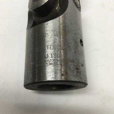 Used Boston Gear J150 Universal Joint Keyed Shaft Alignment Coupler 7/8" Male-Female