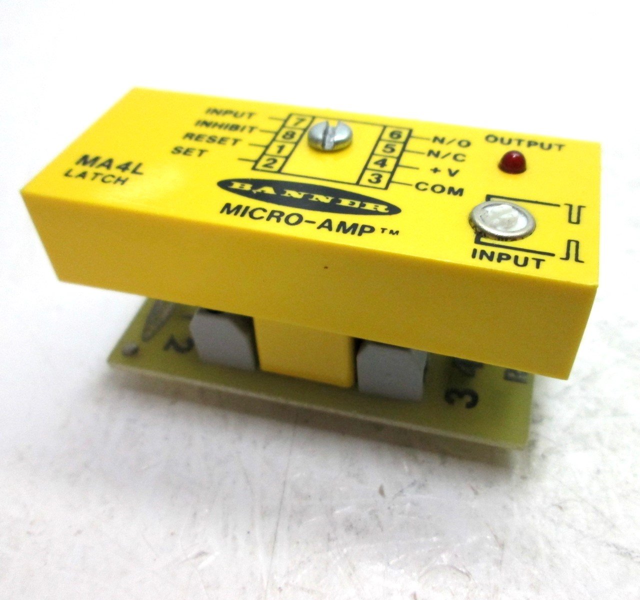 Used Banner MA4L Micro Amp Logic Module, Supply Voltage: 10-30VDC at less than 20mA