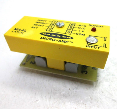 Used Banner MA4L Micro Amp Logic Module, Supply Voltage: 10-30VDC at less than 20mA