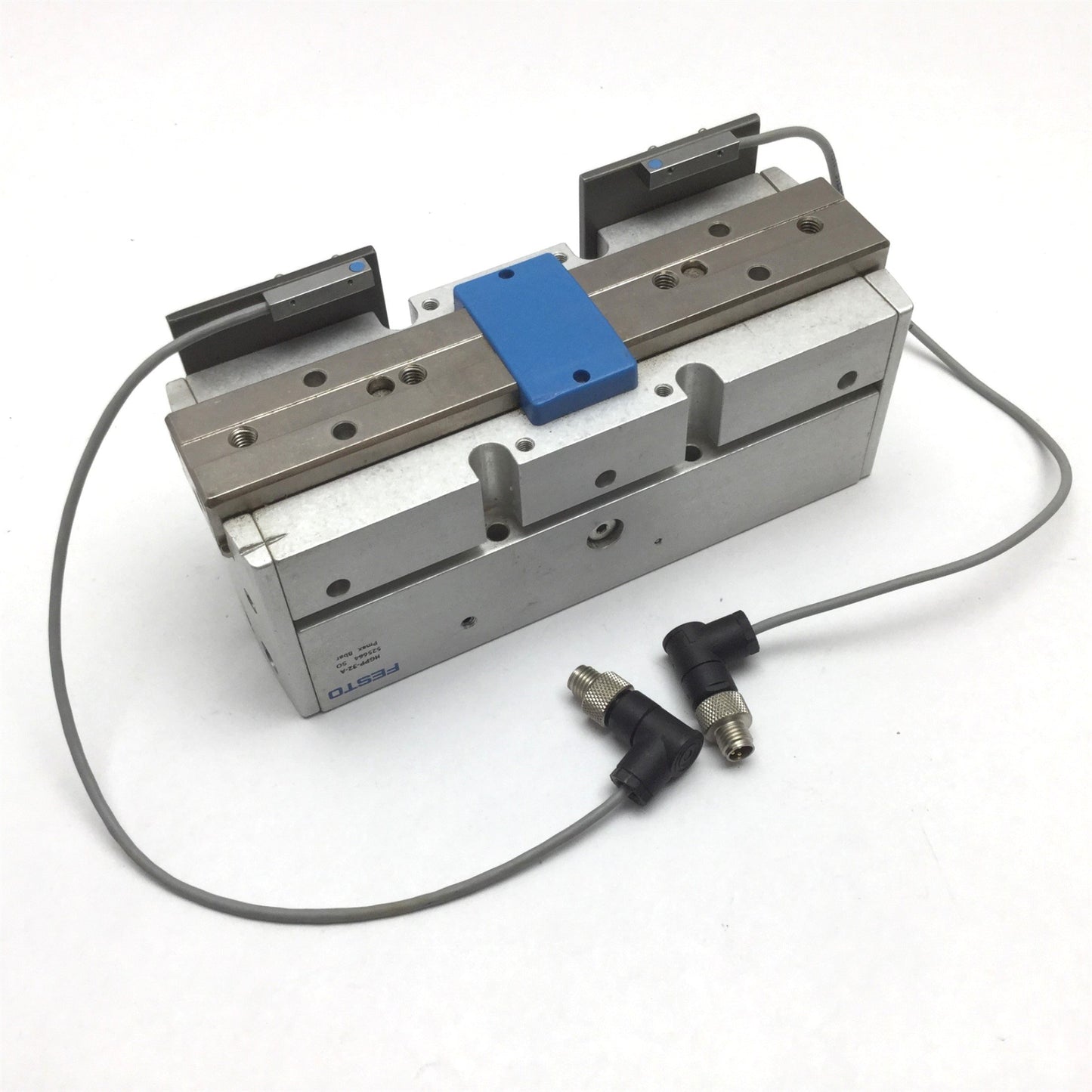 Used Festo HGPP-32-A Parallel Gripper, Stroke: 12.5mm/Jaw (25mm Total), Ports: G1/8