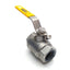 Used Parker XV502SS-20 Stainless Steel Ball Valves 1 1/4"NPT 74Cv 1500PSI 1/4 Turn