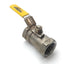 Used Merit V108-16 Stainless Steel Ball Valves, 1"NPT, 16Cv, 800PSI, 1/4 Turn