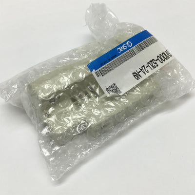 New SMC SV1000-52U-2A-N9 Valve Manifold Block End Plate 5/16 One-Touch Tube Fittings