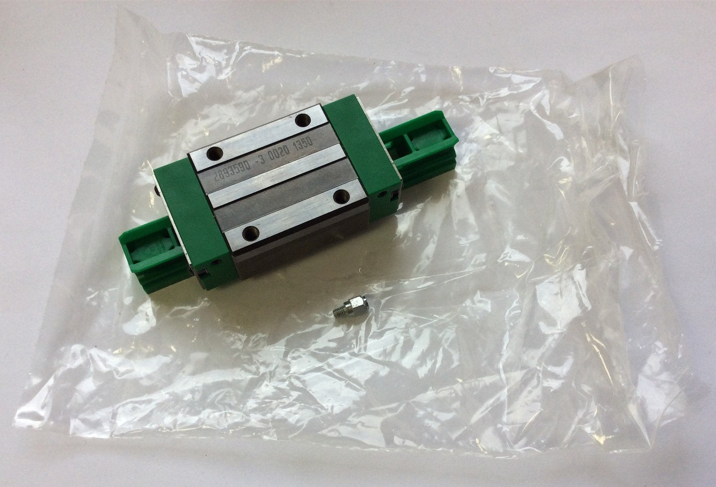 New Lot of 2 INA Schaeffler KWVE15-B-ES Linear Carriage Bearing Guide 15mm Wide Rail