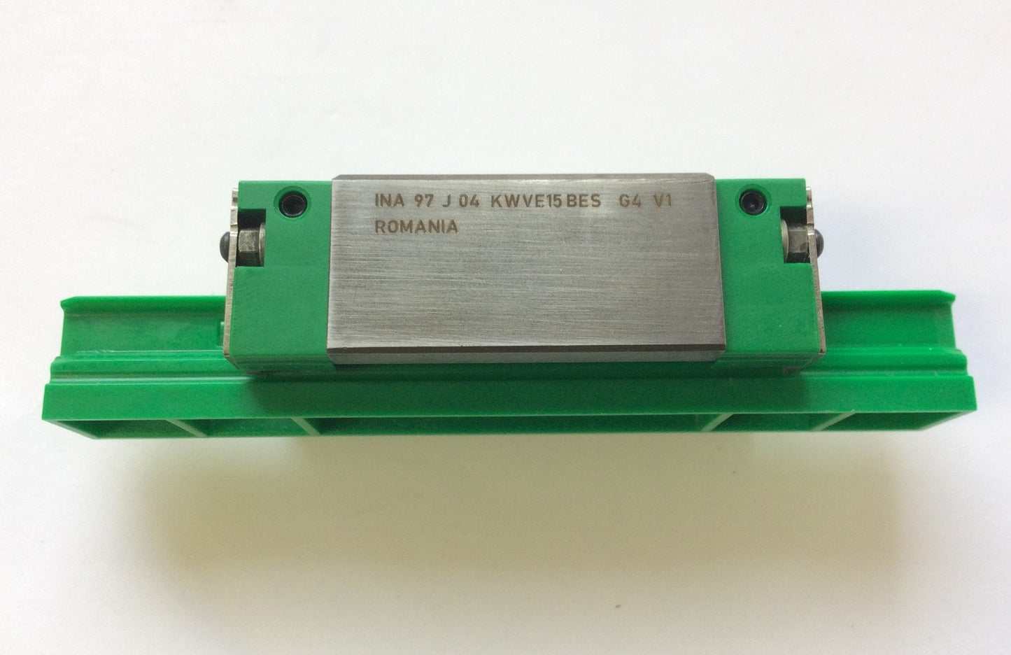 New Lot of 2 INA Schaeffler KWVE15-B-ES Linear Carriage Bearing Guide 15mm Wide Rail