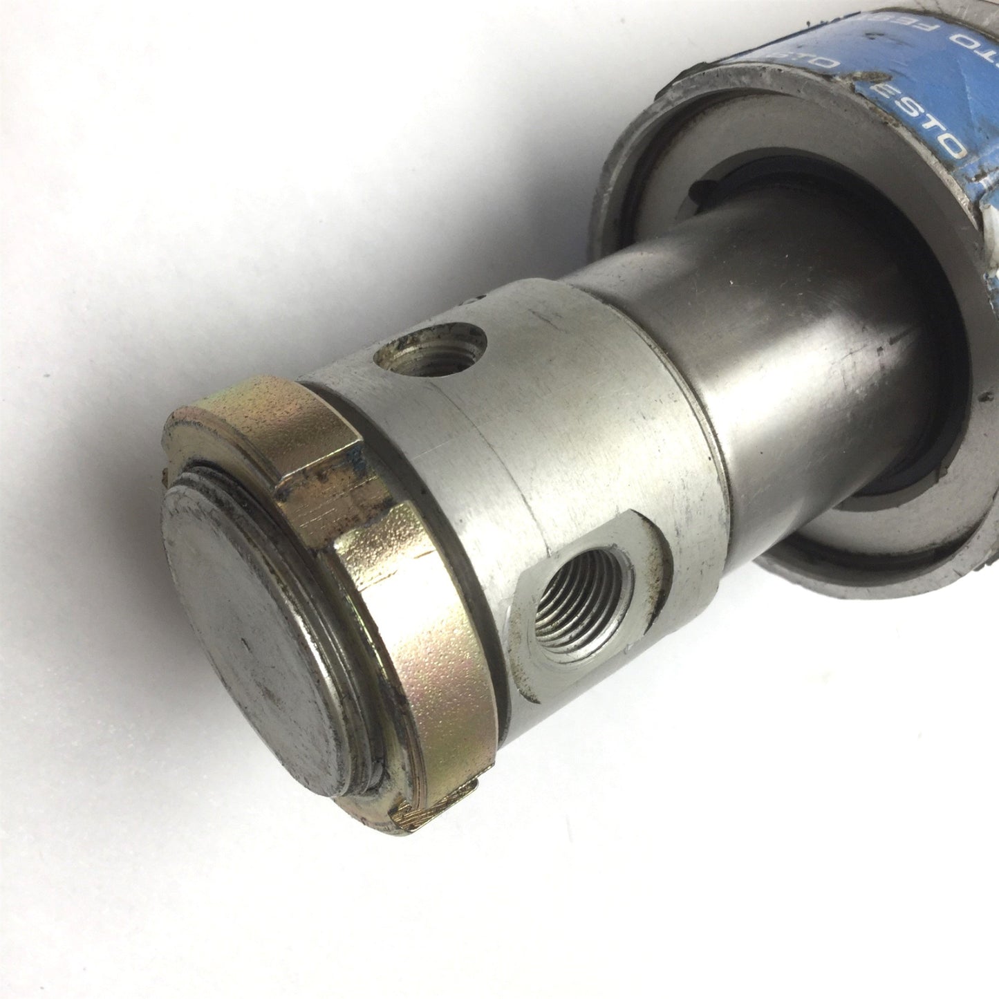 Used Festo DGO-40-457-PPV-A Pneumatic Linear Drive, Stroke: 457mm, Bore: 40mm, *Dent*
