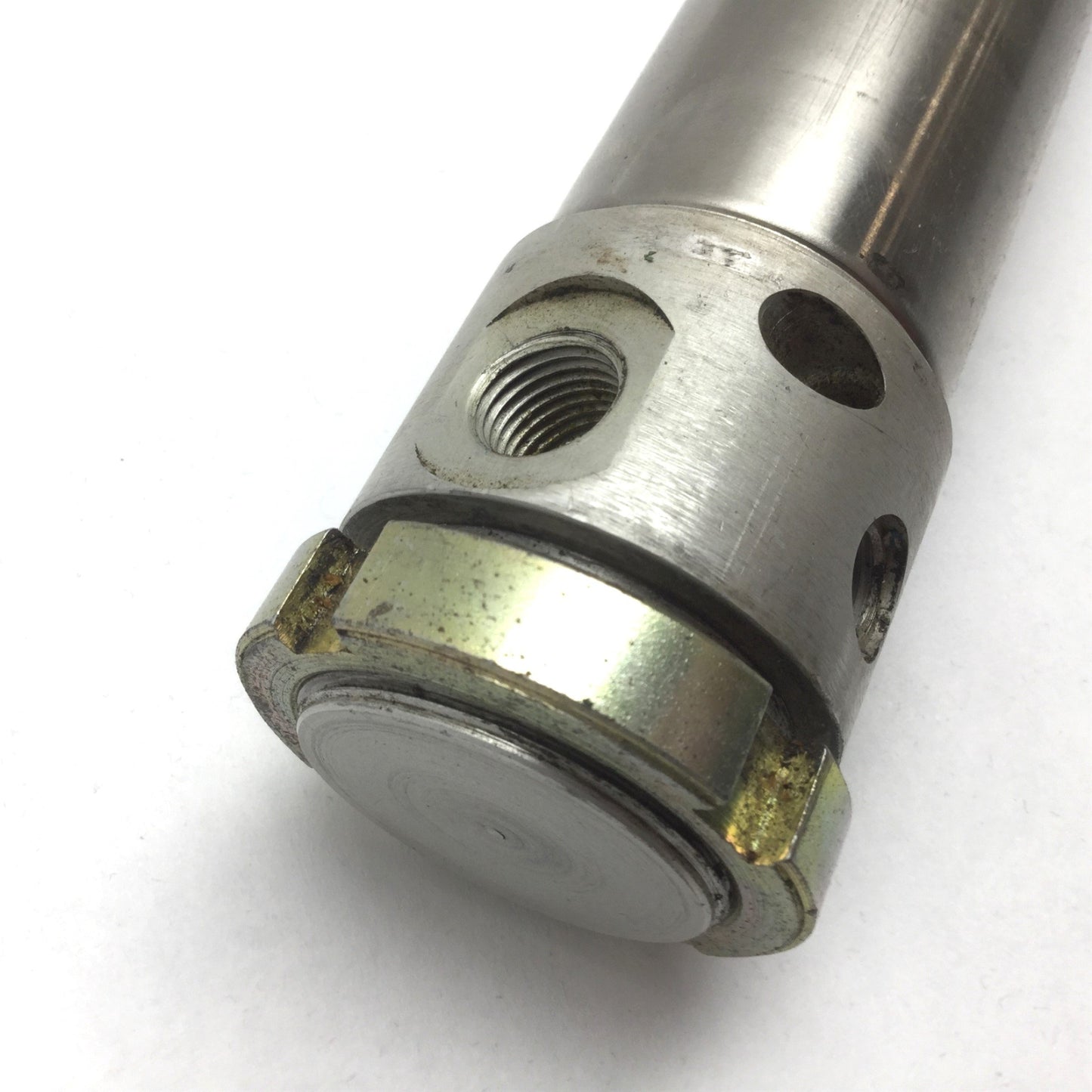 Used Festo DGO-40-457-PPV-A Pneumatic Linear Drive, Stroke: 457mm, Bore: 40mm, *Dent*