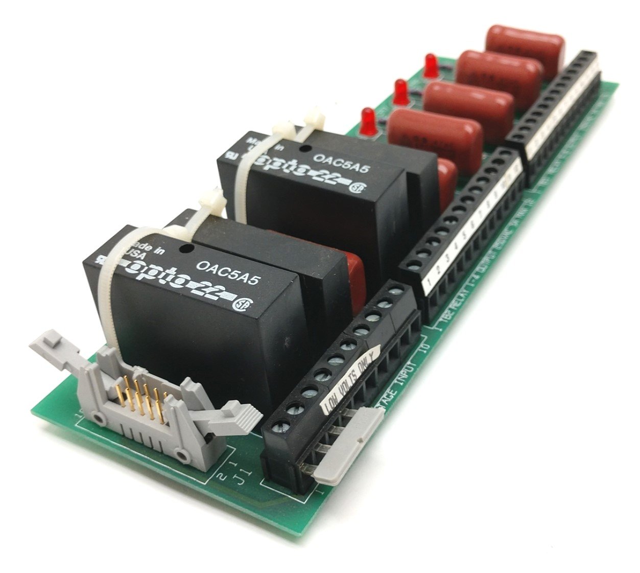Used Thermotron 799424 2243 8 Event Relay Board, With 4 Relays, 2x OAC5A5, 2x MP120D4