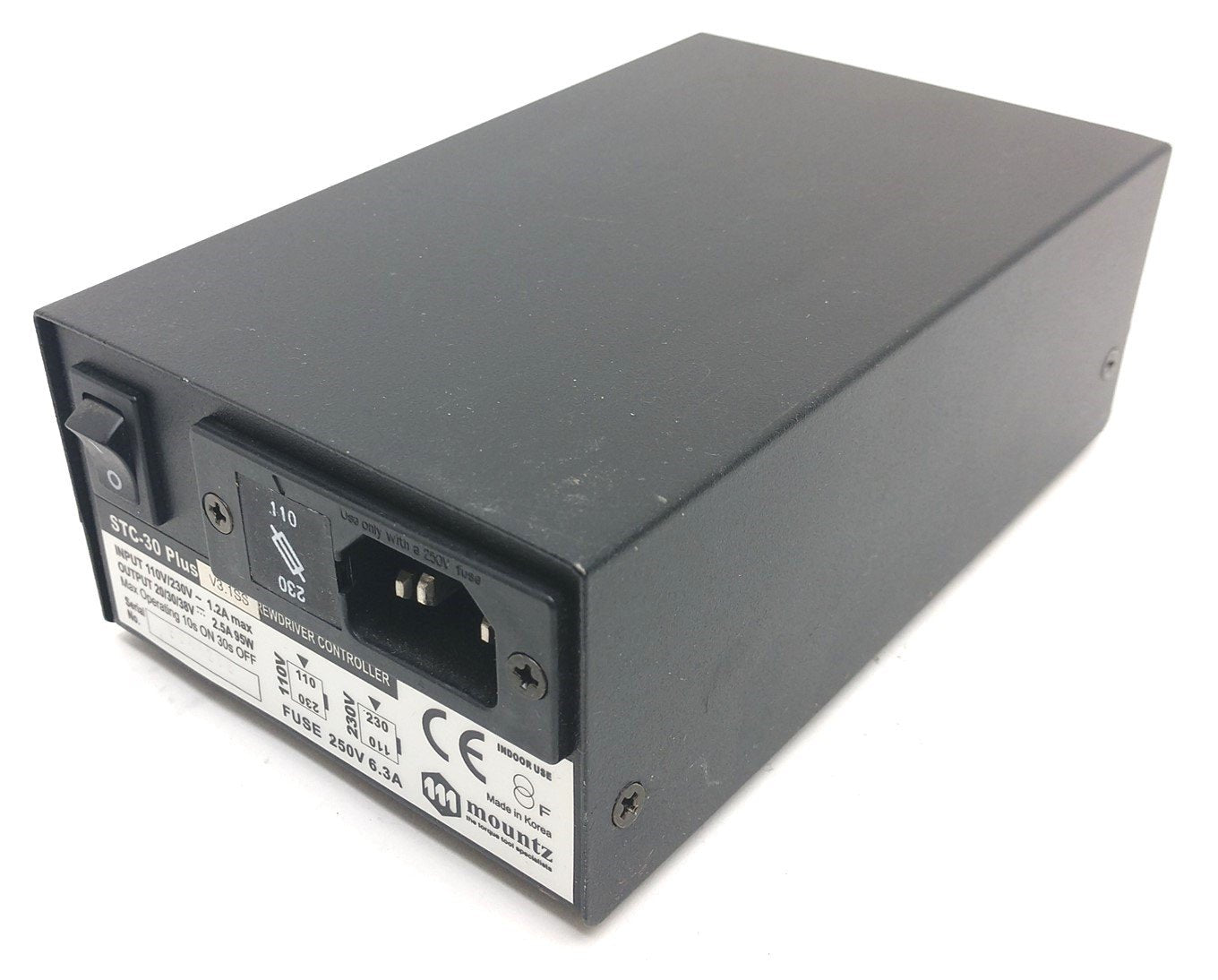 Used Mountz STC-30 Plus Screwdriver Controller, Out: 20/30/38VDC, 2.5A, 95W
