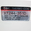 Used SMC XT244-351D Thermo-Con Chiller Controller, 200-220VAC, For INR-244 Bath