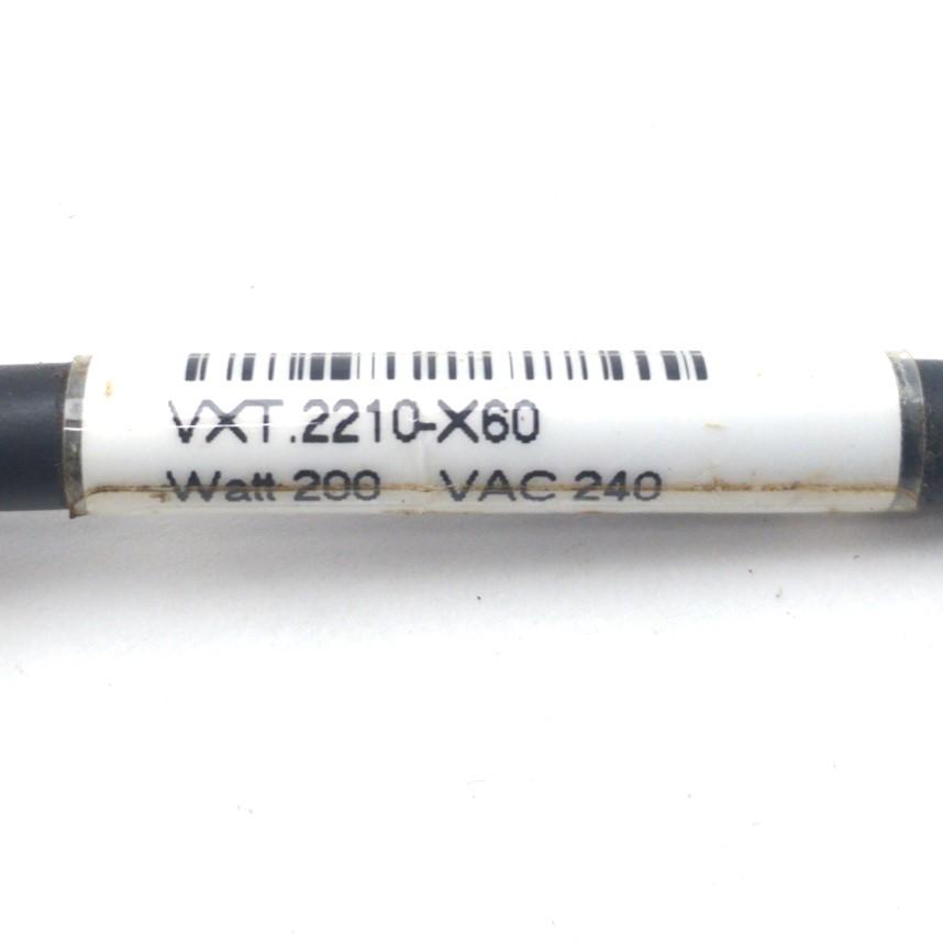 Used Lot of 4 VXT.2210-X60 Cartridge Heater ?1/4 x 7 1/2" Sheath 200W 240V Propylene