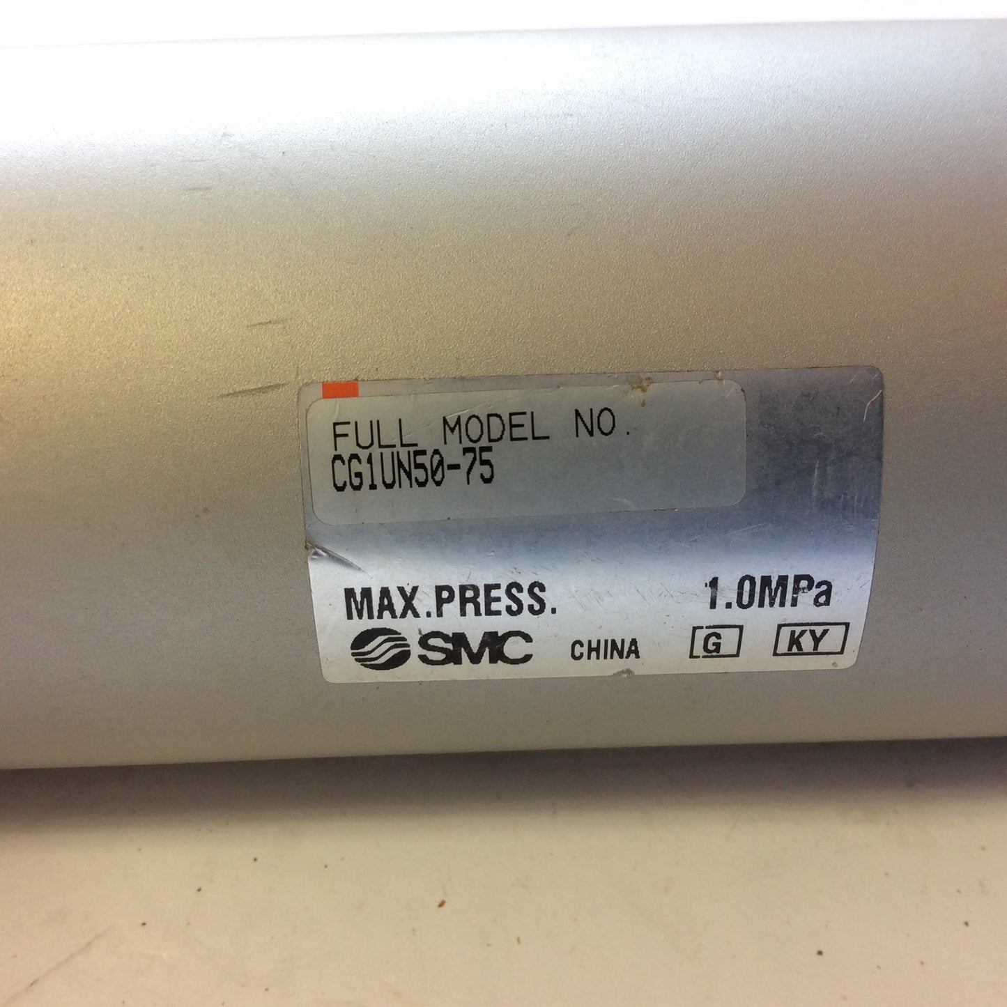 New – Open box SMC CG1UN50-75 Pneumatic Round Body Cylinder, 50 mm Bore, 75 mm Stroke, 1/4" NPT