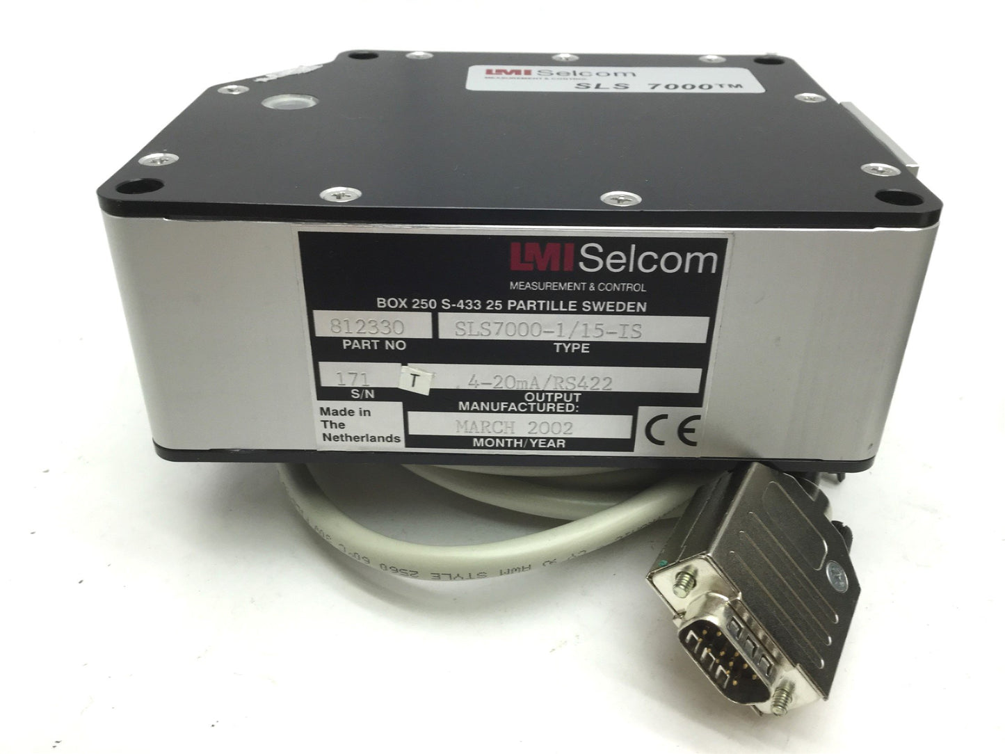 Used LMI SLS7000 Laser Triangulation Sensor System, Wavelength: 675nm, Range: 1mm