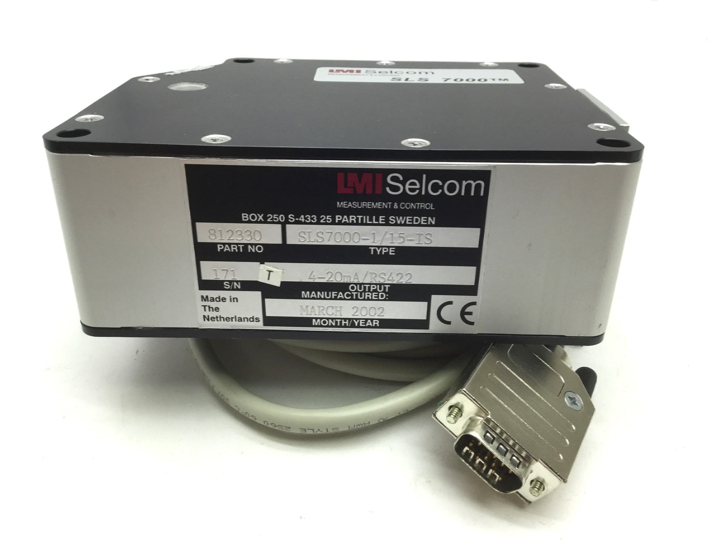 Used LMI SLS7000 Laser Triangulation Sensor System, Wavelength: 675nm, Range: 1mm