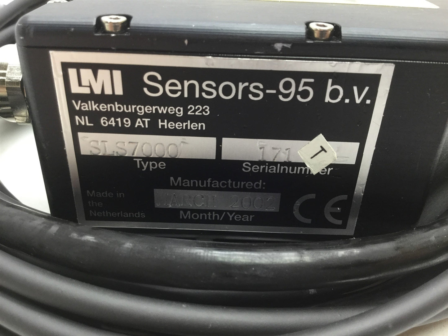 Used LMI SLS7000 Laser Triangulation Sensor System, Wavelength: 675nm, Range: 1mm