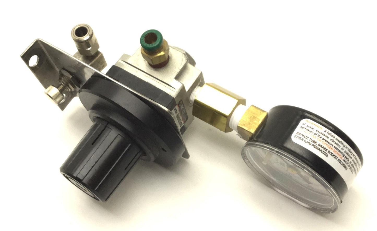 Used SMC NAR2000 Pneumatic Regulator With Ashcroft Pressure Gauge, Pressure: 7-120PSI