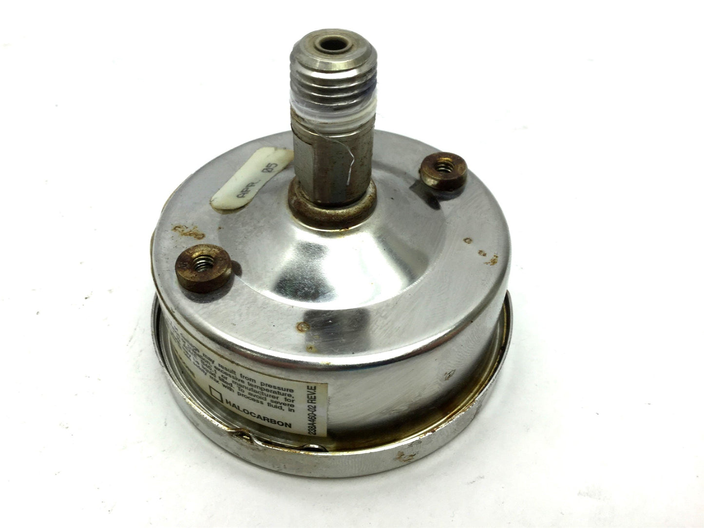 Used Lot of 3 Ashcroft 0-200 kPa Pressure Gauge Glycerin Filled 1/4" NPT 316 SS