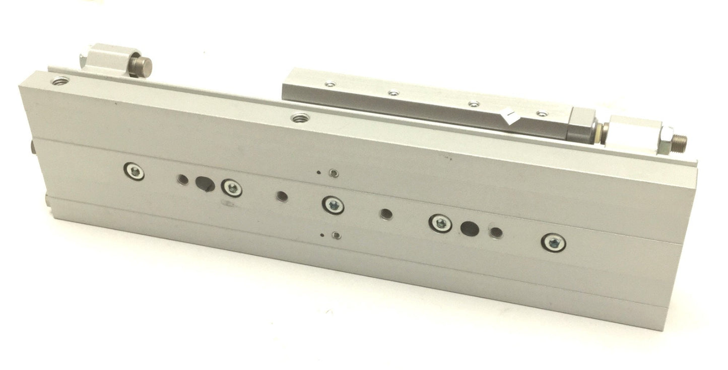 Used SMC MXW8-50 Pneumatic Slide Table Bore:8mm Stroke:50mm Double Acting 0.7MPa Max