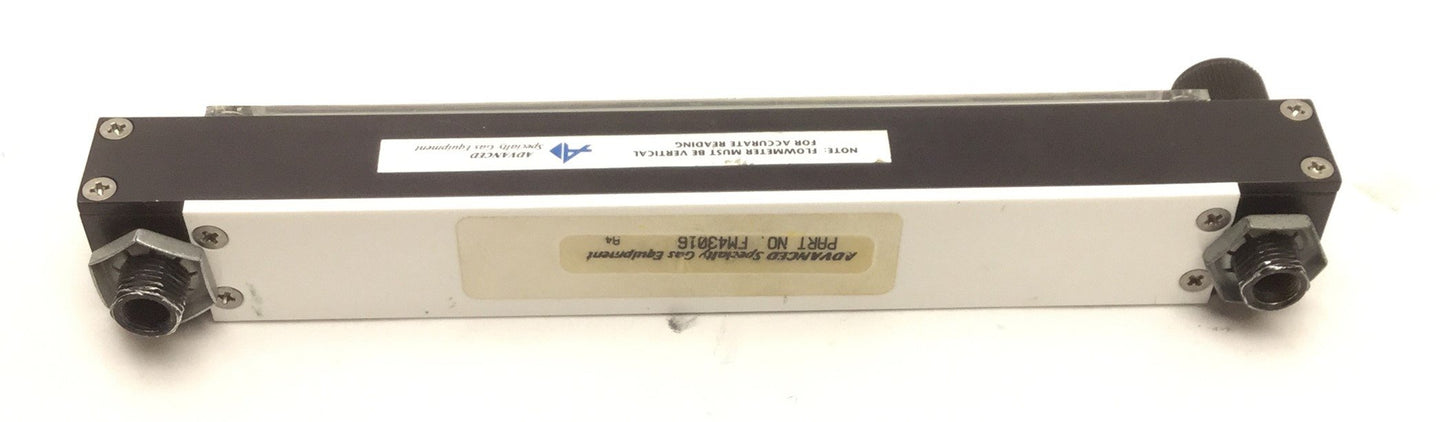 Used Advanced Specialty Gas Equipment FMA43016 Flow Meter, 1/4" NPT, 0-150PSI