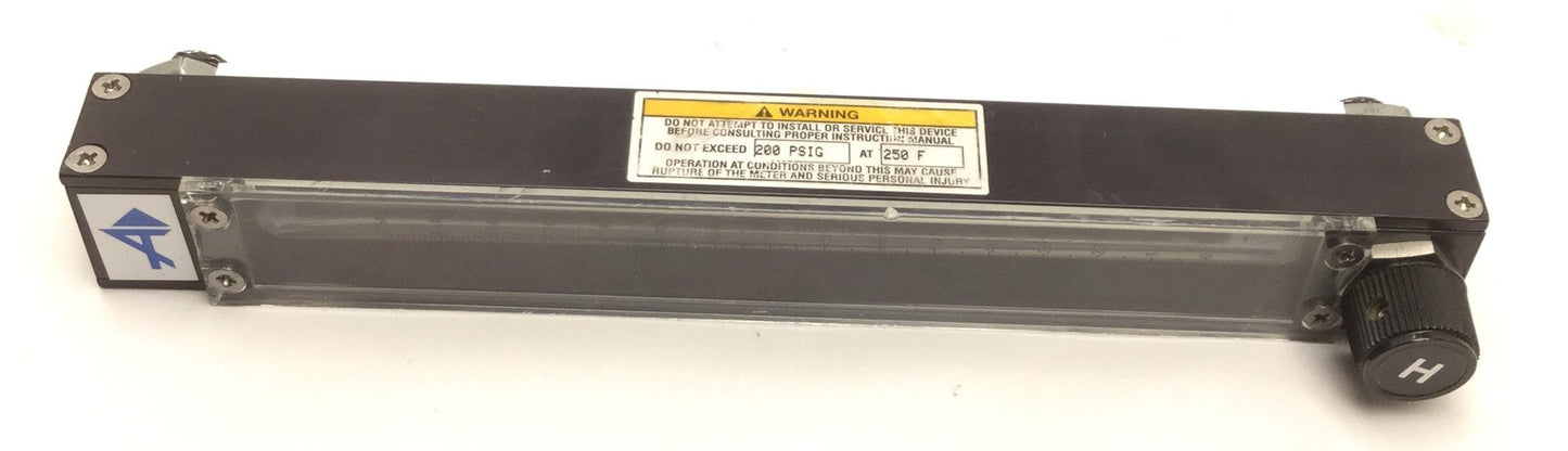 Used Advanced Specialty Gas Equipment FMA43016 Flow Meter, 1/4" NPT, 0-150PSI
