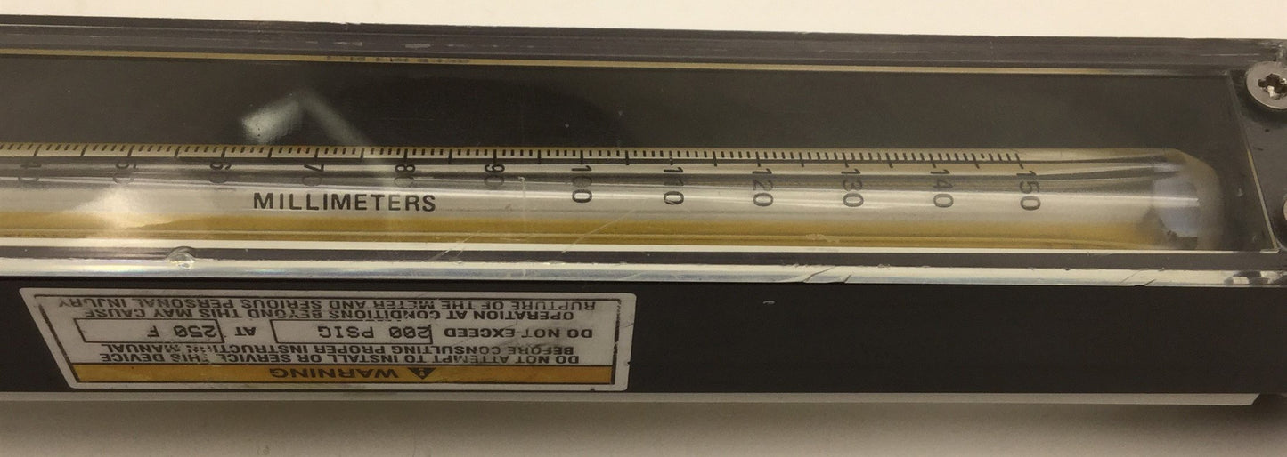 Used Advanced Specialty Gas Equipment FMA43016 Flow Meter, 1/4" NPT, 0-150PSI