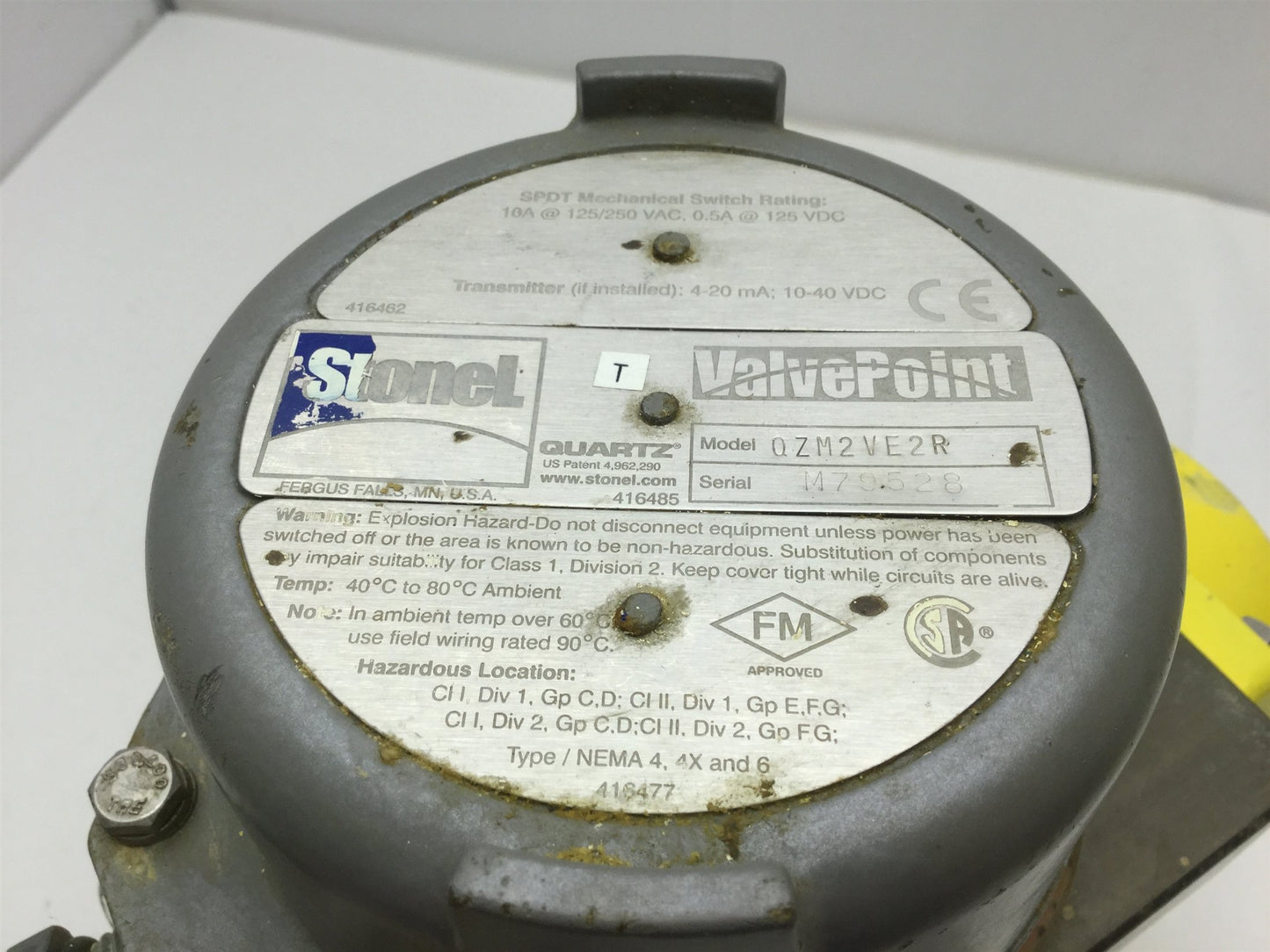 Used Conbraco CompacTorque 3TS-60 Pneumatic Rotary Actuator Spring Return 120psi