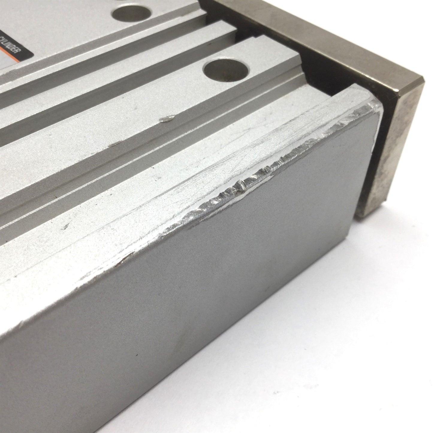 Used SMC MGPL25-125-Y7BWV Compact Guide Cylinder, Spring Return, Stroke: 125mm