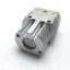 Used SMC MHQJ2-20DS Pneumatic Gripper, Bore: 20mm, Stroke: 10mm, Ports: M5x0.8