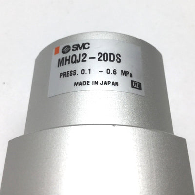 New – Open box SMC MHQJ2-20DS Pneumatic Gripper, Stroke: 10mm, Bore: 20mm, Ports: M5x0.8