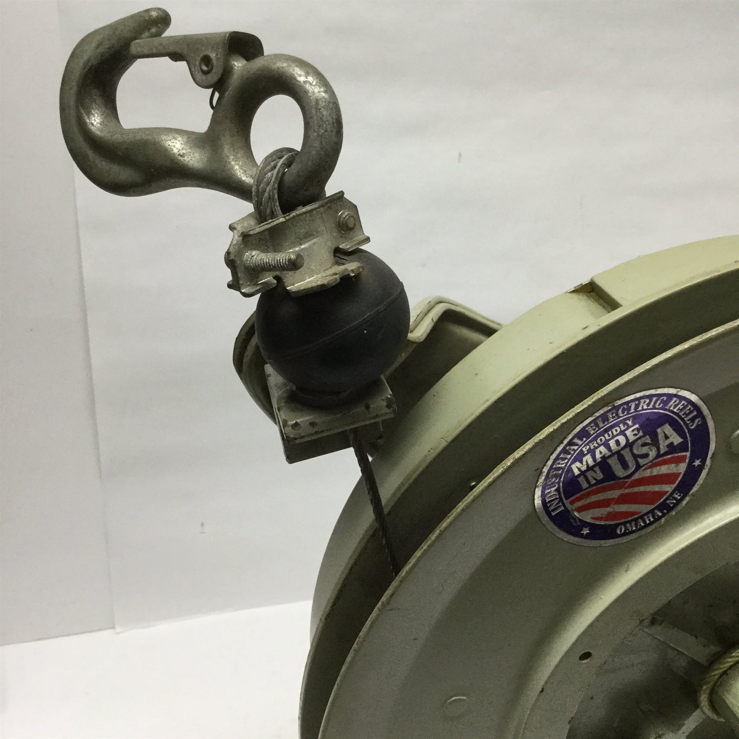 Used Industrial Electric CL4TR Torque Spring Reel Powereel 5-23lb Balancer 31Ft Cable