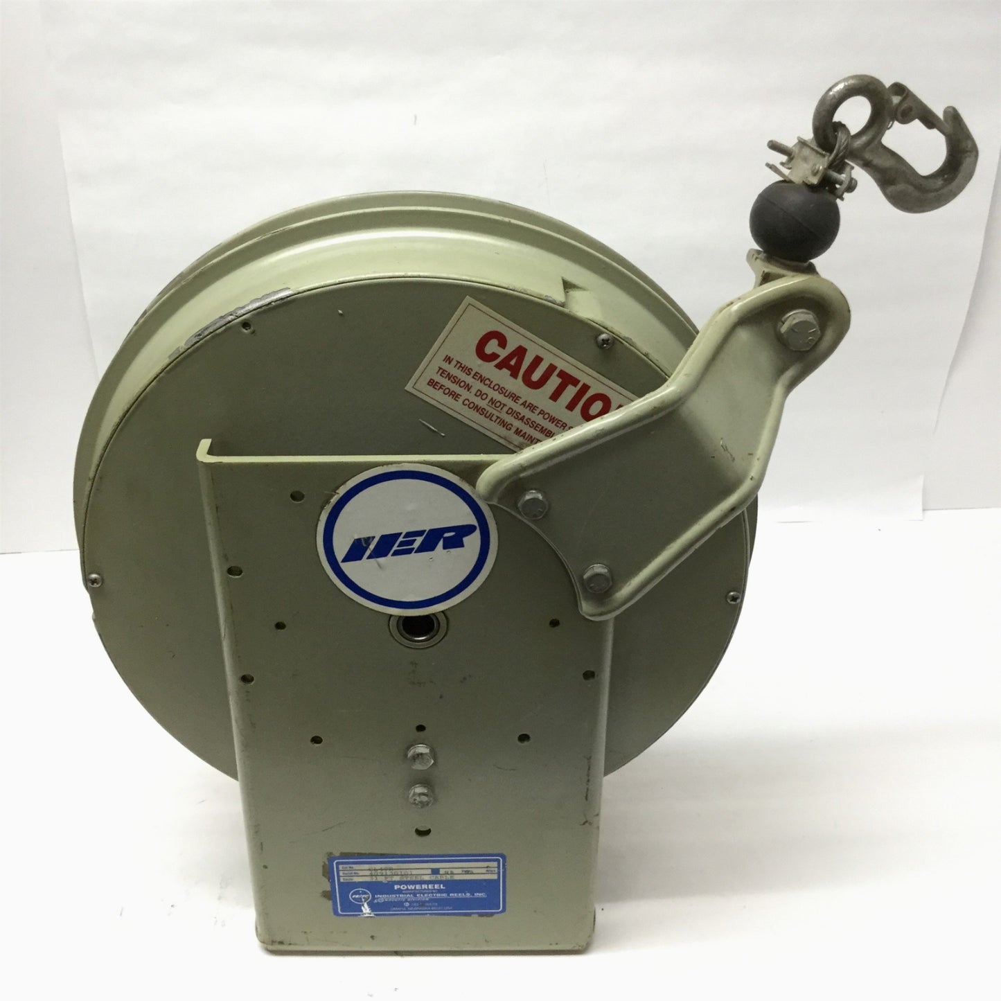 Used Industrial Electric CL4TR Torque Spring Reel Powereel 5-23lb Balancer 31Ft Cable