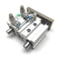 Used SMC 13-MGPL25-20 Compact Guide Cylinder, Bore: 25mm, Stroke: 20mm, 1.0MPa Max