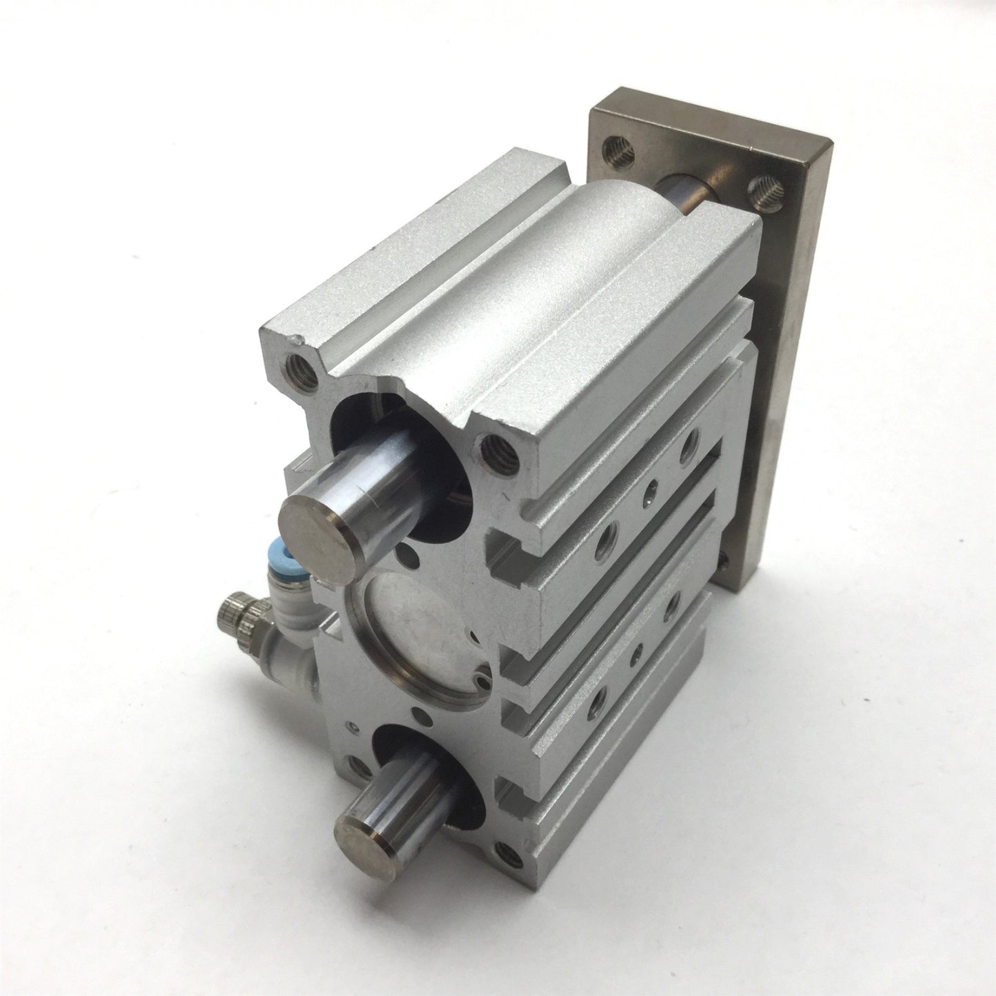 Used SMC 13-MGPL25-20 Compact Guide Cylinder, Bore: 25mm, Stroke: 20mm, 1.0MPa Max
