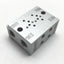 New Lot of 3 SMC VV4QD15-02M5 Manifold Block, 2-Stations, Ports: Rc 1/8 M5x0.8