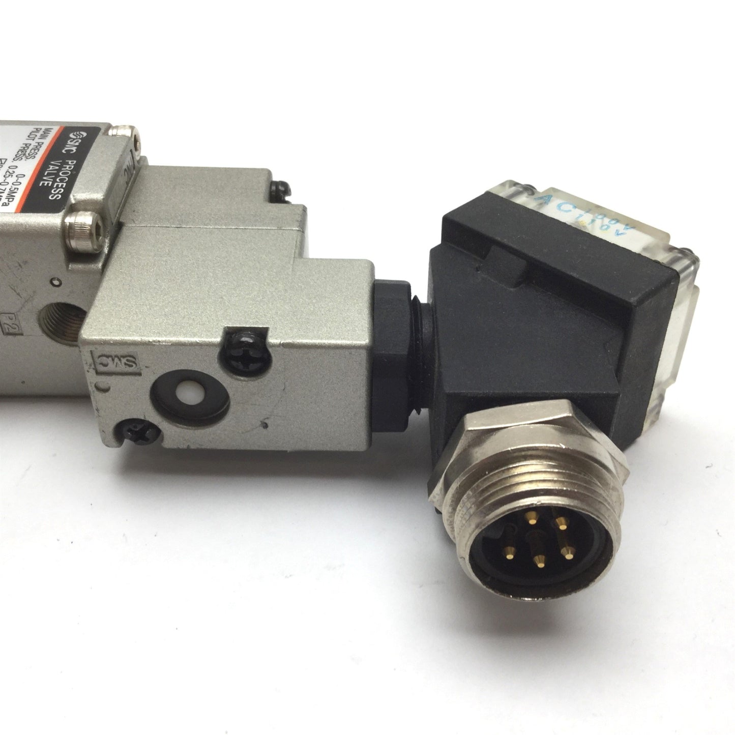 Used SMC V0301-003TZ-X302 Solenoid Valve with VNC211A-UIB9903 Process Valve