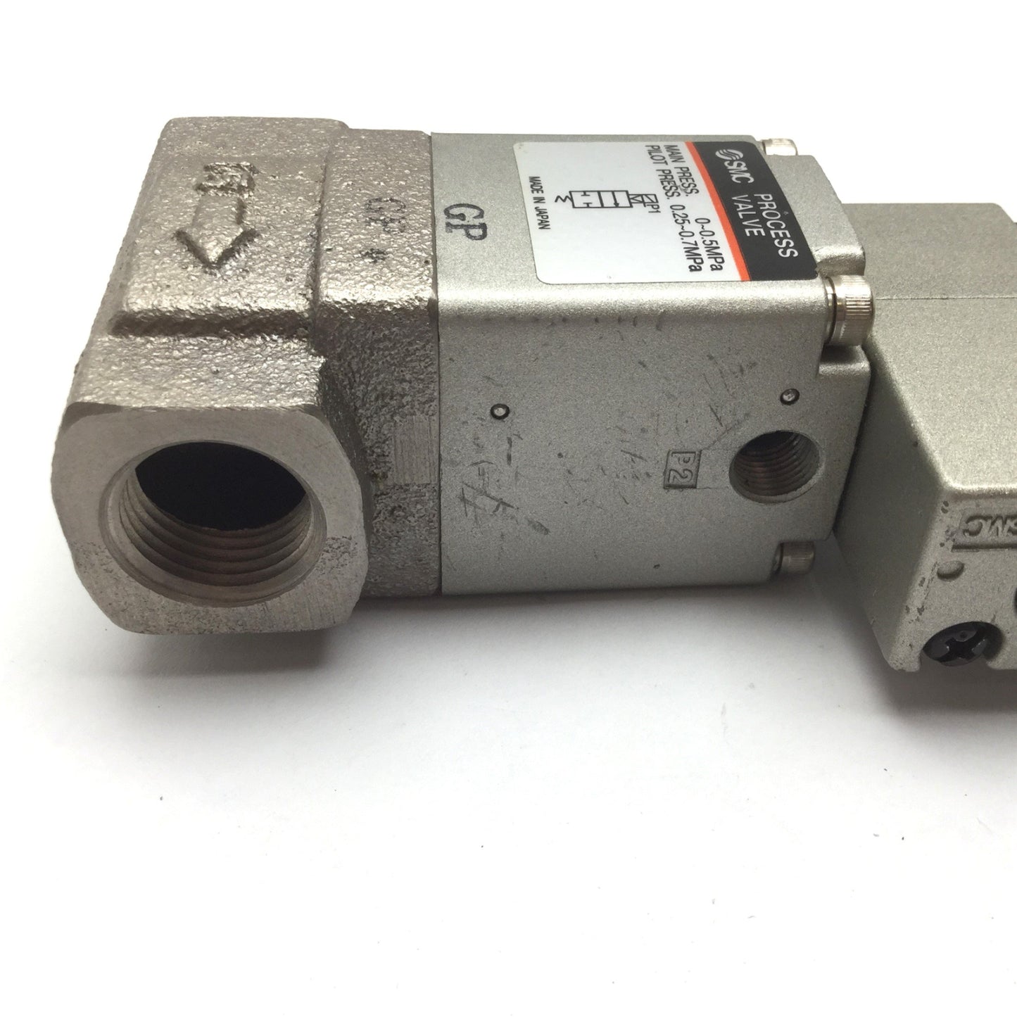 Used SMC V0301-003TZ-X302 Solenoid Valve with VNC211A-UIB9903 Process Valve