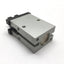 Used SMC MHQ2-20D1 Pneumatic Parallel Gripper, Bore: 20mm, Stroke: 10mm, M5 x 0.8