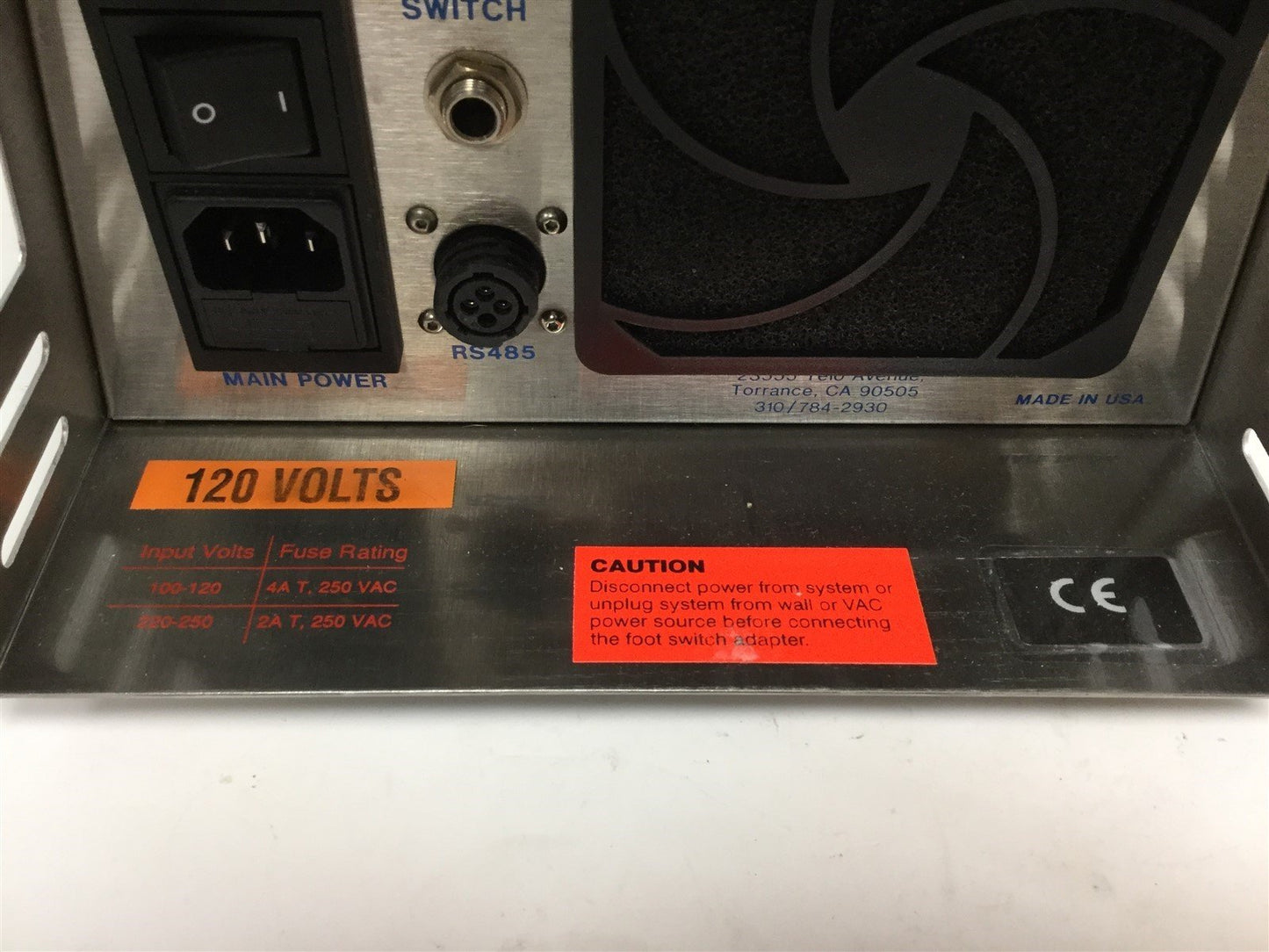 For parts or not working Lesco VSM3001 Super Spot Max UV Curing System Voltage: 120VAC *Error*