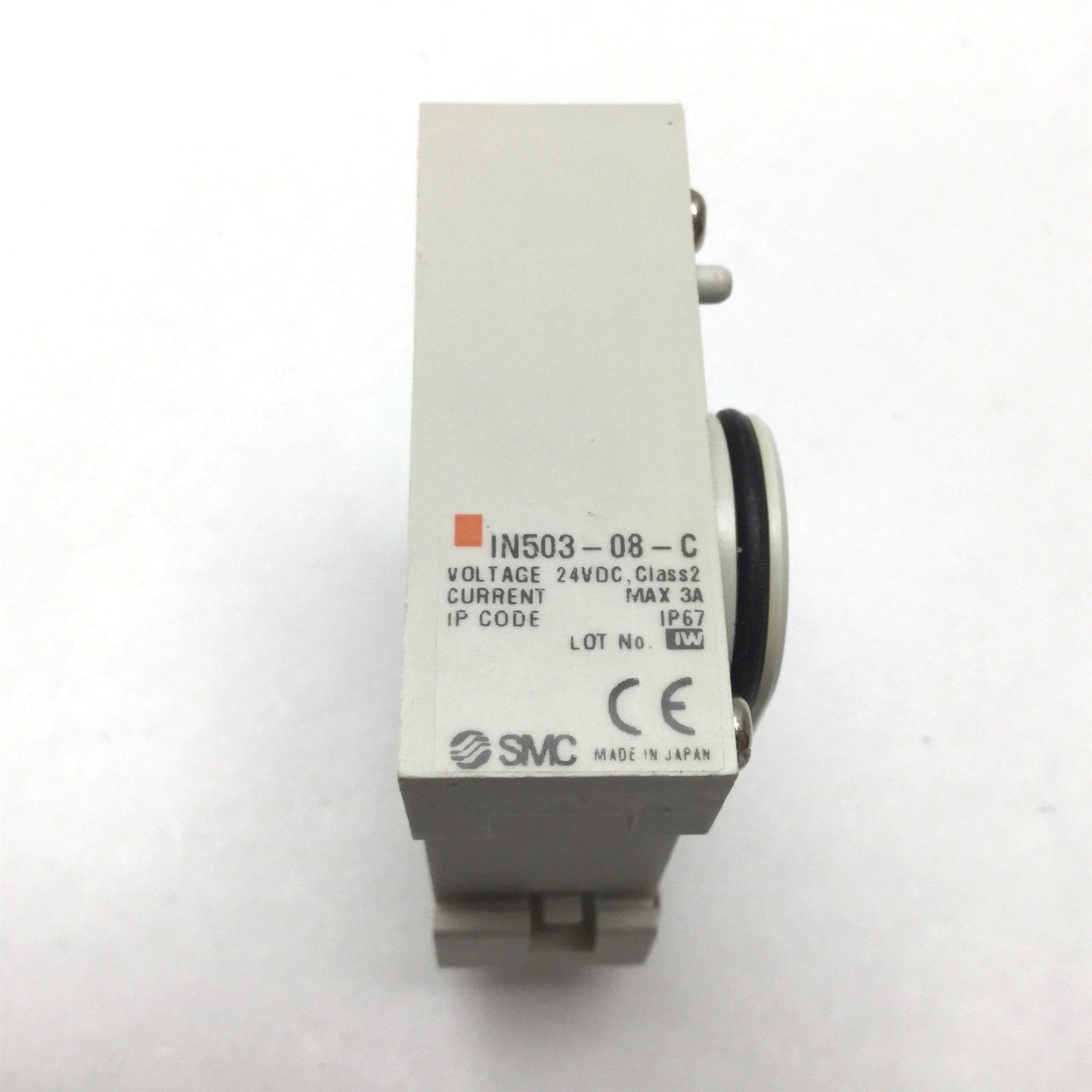 Used SMC IN503-08-C Power Module Block, Voltage: 24VDC, Current: 3A Max