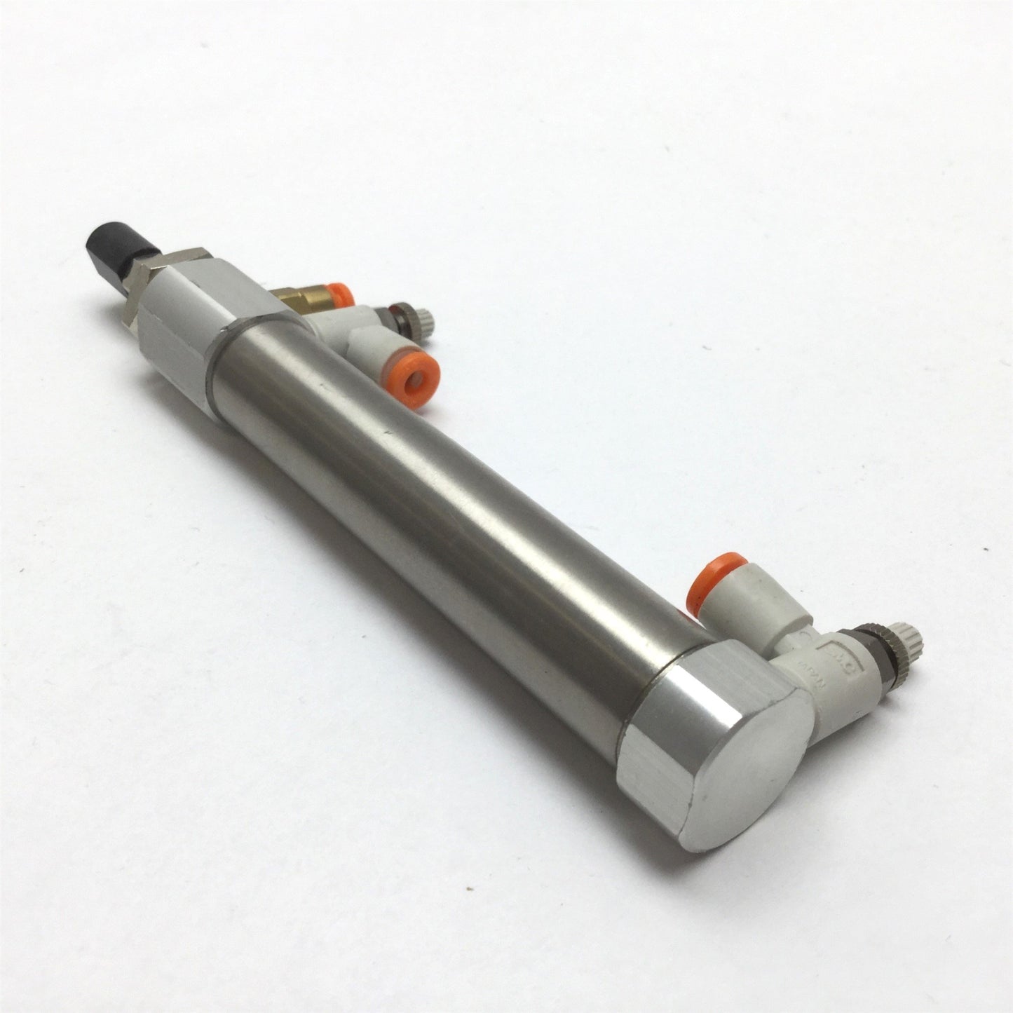 Used SMC 11-CDJ2B16-60-B Pneumatic Cylinder, Bore: 16mm, Stroke: 60mm, M5 x 0.8