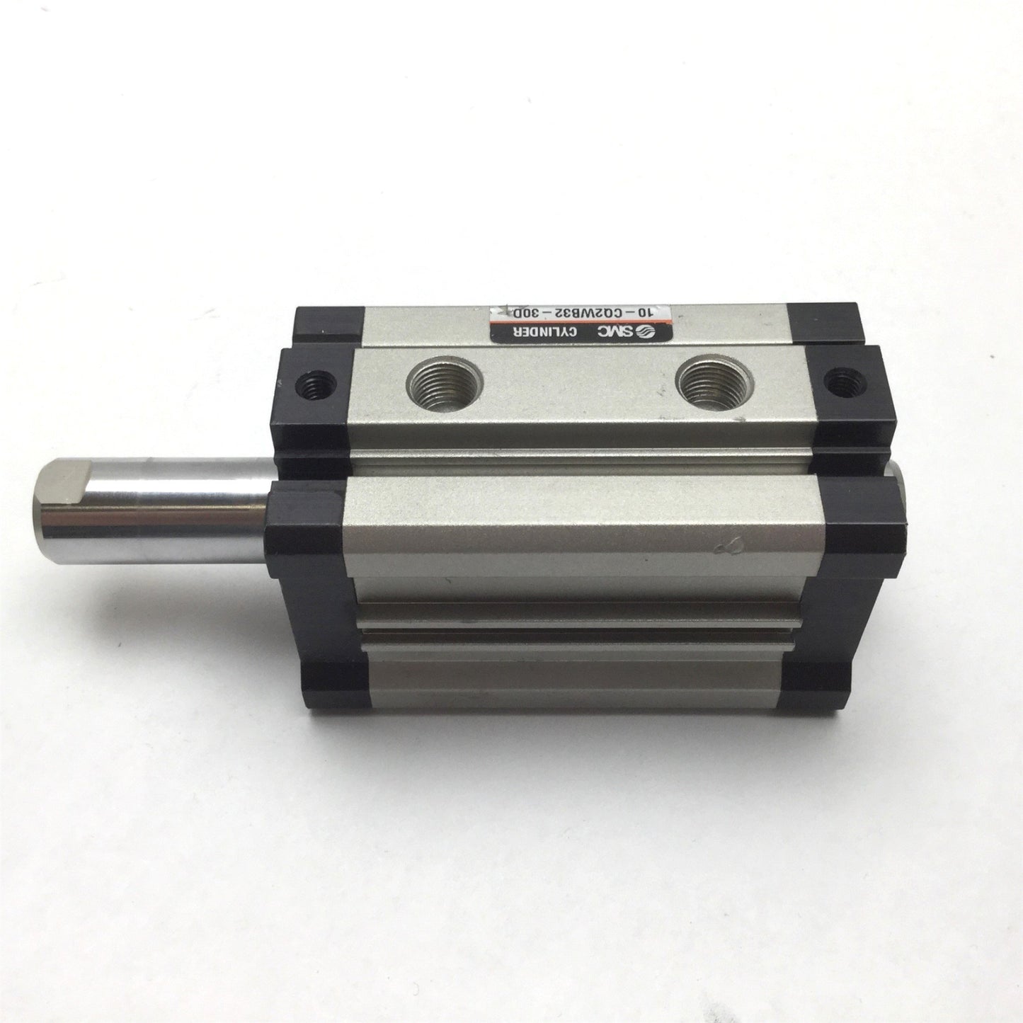 Used SMC 10-CQ2WB32-30D Compact Cylinder, Double Rod, Bore: 32mm, Stroke: 30mm