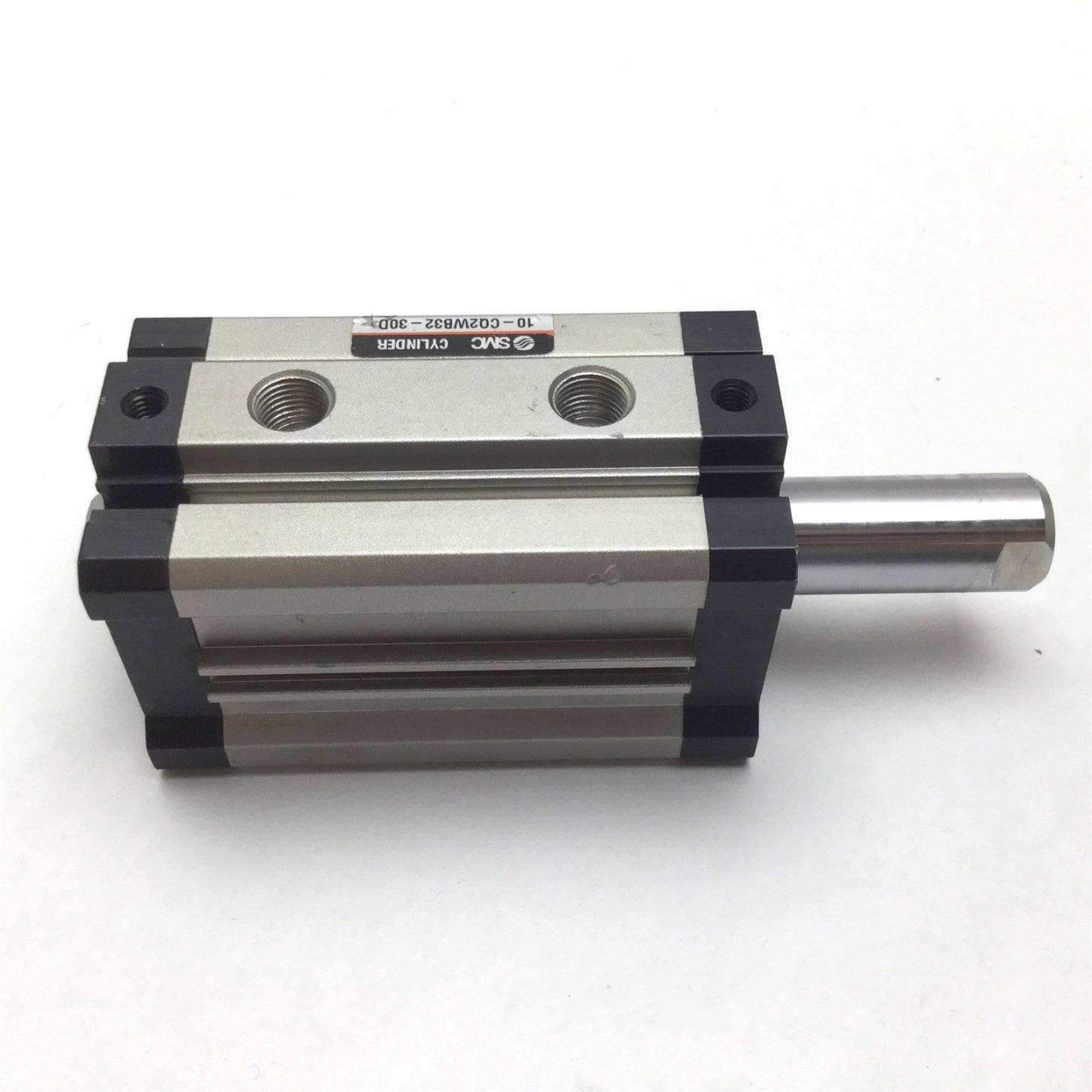 Used SMC 10-CQ2WB32-30D Compact Cylinder, Double Rod, Bore: 32mm, Stroke: 30mm